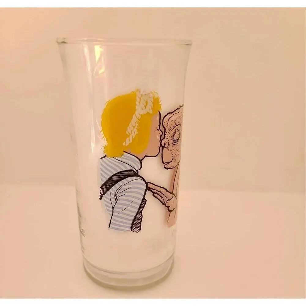 Set of 4 Vintage 1982 Pizza Hut / E.T. Drinking Glasses
